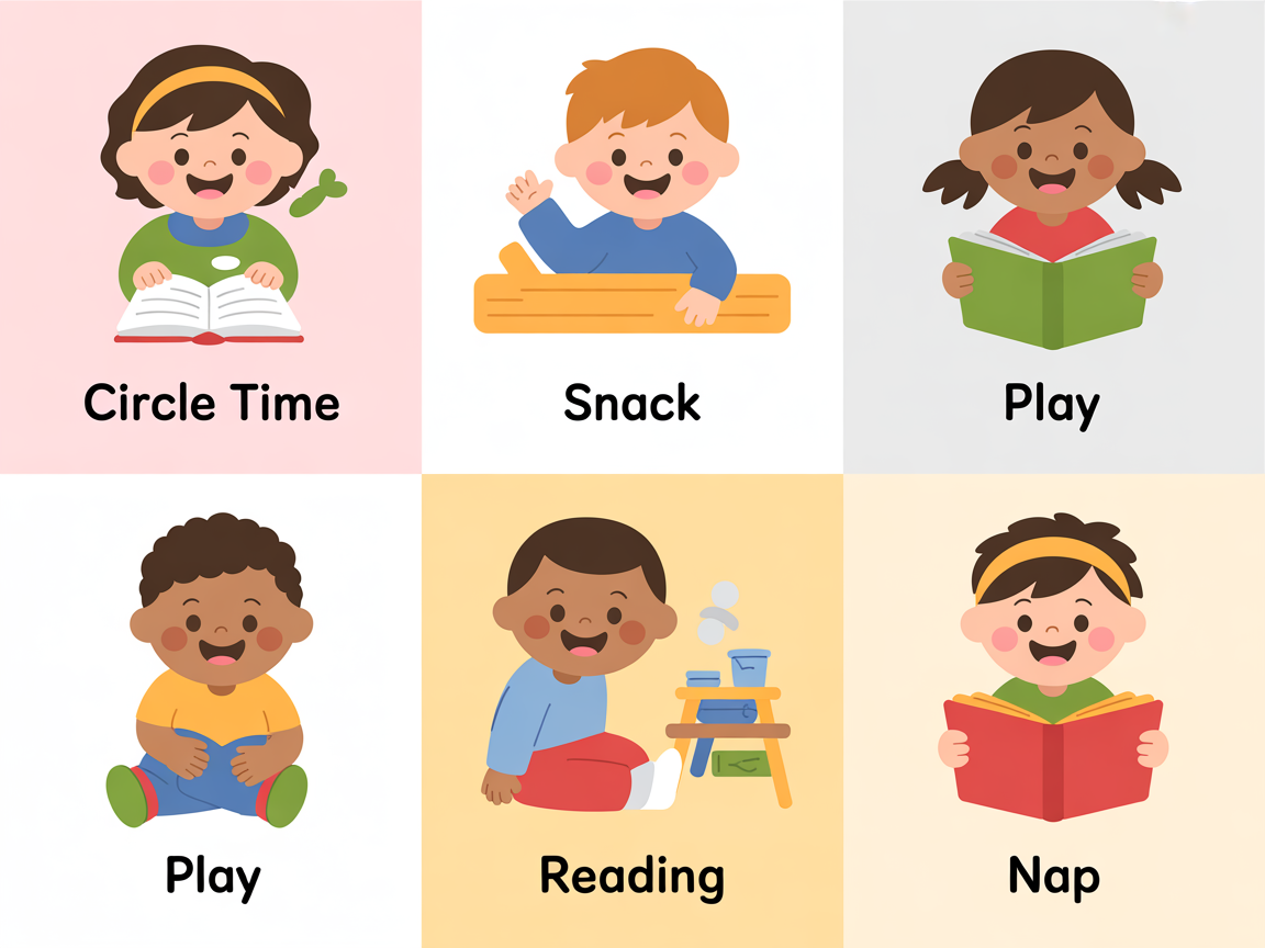 Preschool Visual Schedule Cards Printable