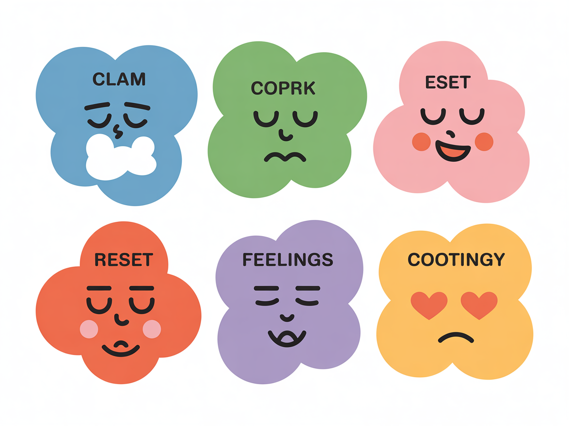 Calm Down Corner Posters Printable Set